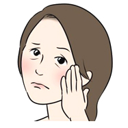 気になる小じわ